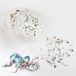 Чешуя дракона 3D ромбики 4 мм, 1281