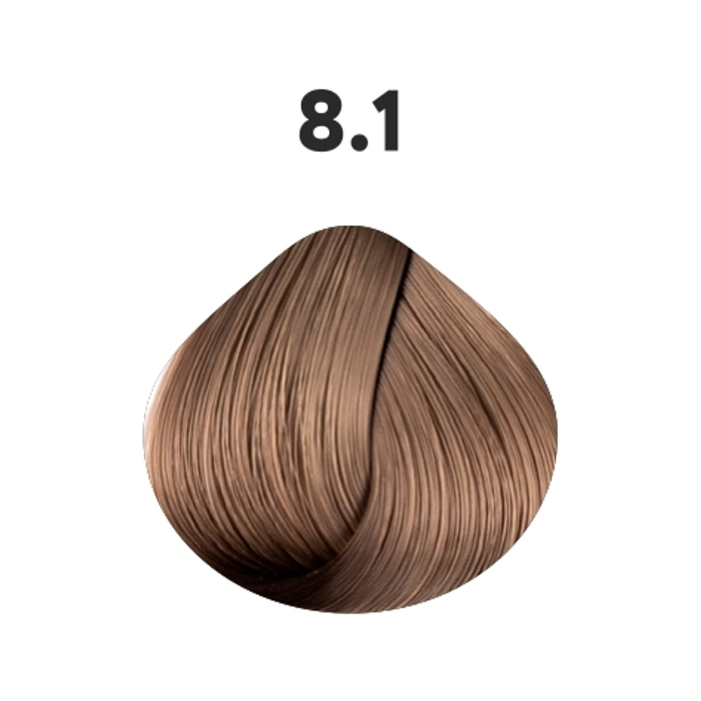 8.1 крем-краска KAARAL AAA Color Collection светло-пепельный блондин - 100 мл.