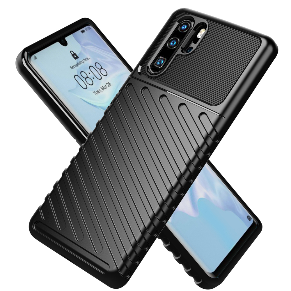 Противоударный чехол для Huawei P30 Pro с текстурным рисунком, серии Onyx от Caseport