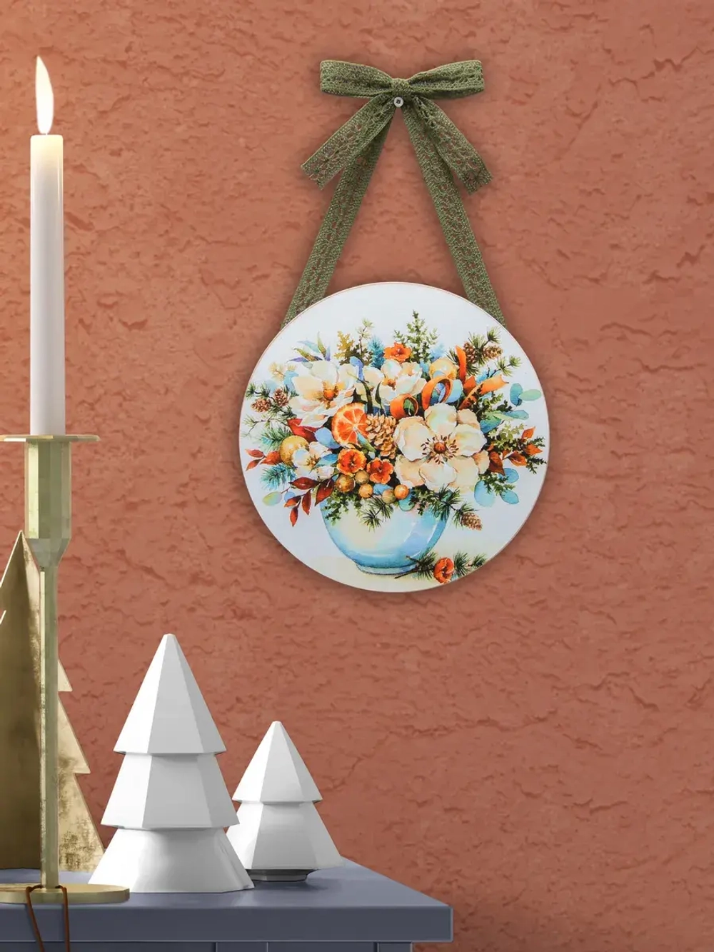 Панно на стену новогоднее на ленте