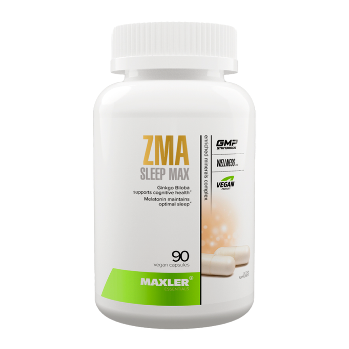 Восстановление после занятий спортом, ZMA Sleep Max, Maxler, 90 вегетарианских капсул