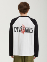Мужской Лонгслив Raglan Tshirt - Jimmy - Black