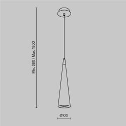 Подвесной светильник Maytoni Nevill P318PL-01B