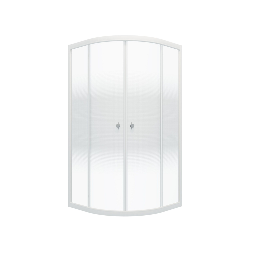 Душевое ограждение DIONRIA (90х90) стекло с рисунком лайт, без поддона