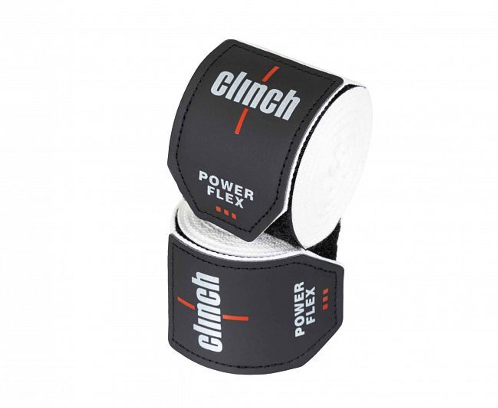 Бинты боксерские Clinch Boxing Hand Wrap Power Flex белые C239
