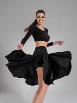 Шорты-юбка Dolly Max OIL, Черный