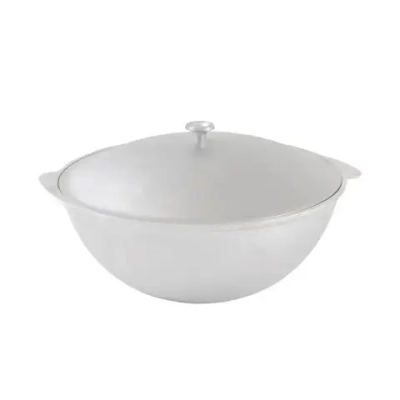 Казан алюминиевый для плова с крышкой 4,5л