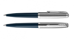 Шариковая ручка Parker 51 CORE MIDNIGHT BLUE CT, цвет чернил черный