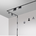 358465 SHINO NT20 028 черн Трековый светильник для низков. шинопровода IP20 LED 4000К 10W 48V FLUM