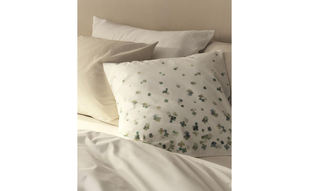 Наволочка Zara Home перкаль, хлопок 100%, однотонный, 7117/091