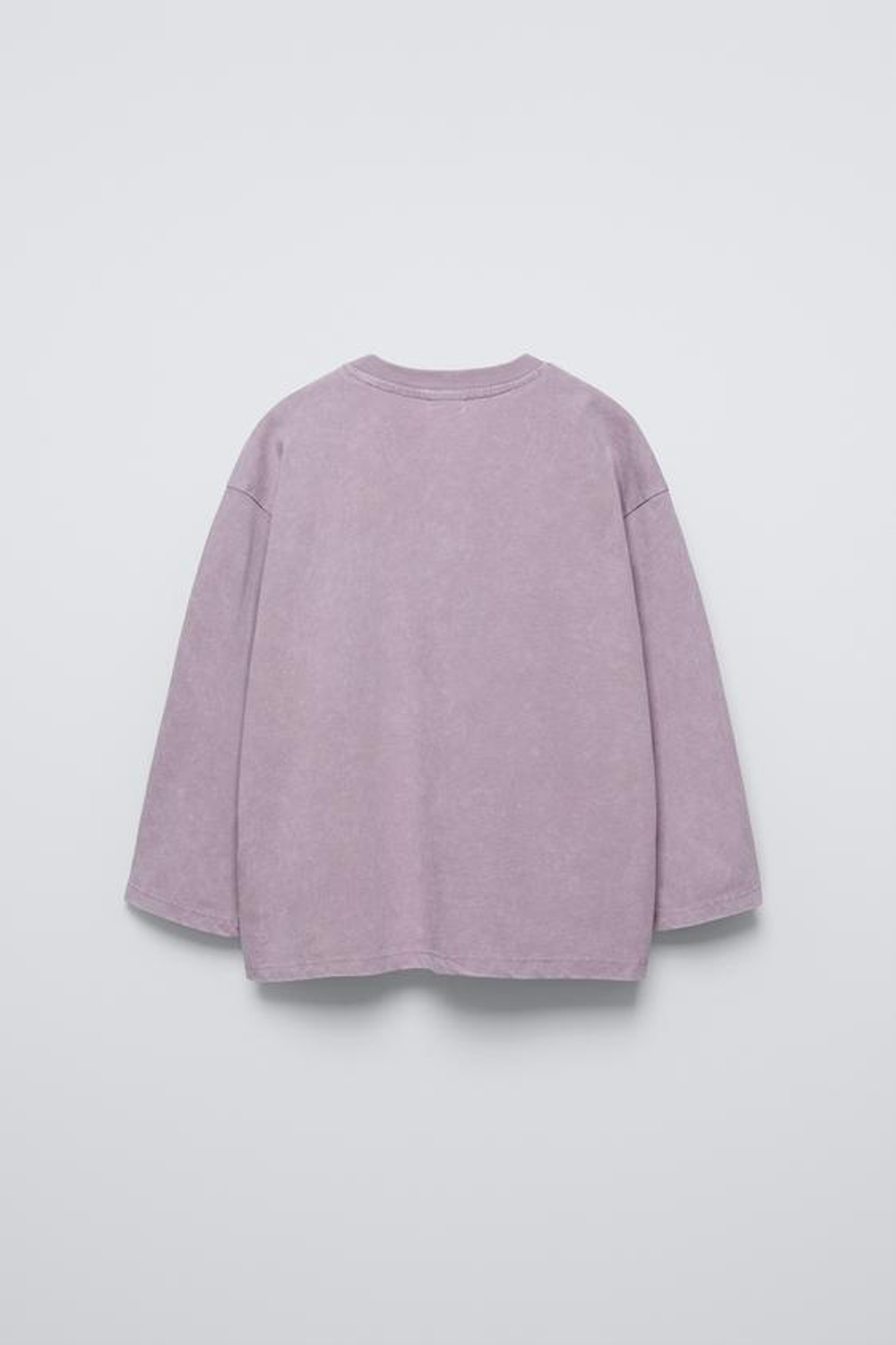 ZARA ФУТБОЛКА СО СТРАЗАМИ, ФИОЛЕТОВЫЙ