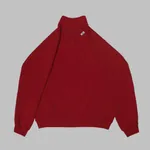 Толстовка One Two Street с начесом на молнии красный марс