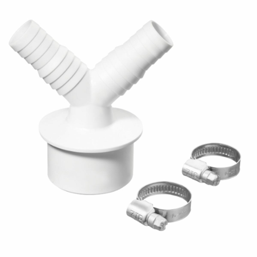 Переходник 50 мм 2 входа для сливного шланга (20х23х50V)