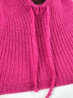 капор зимний и осенний капюшон- снуд вязаный ангора