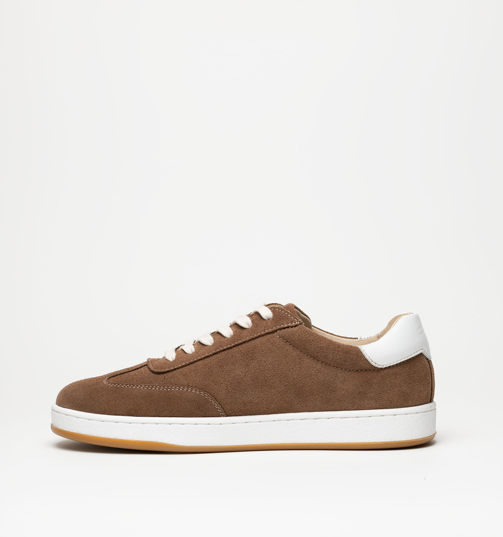 Кеды женские натуральная кожа, коричневые