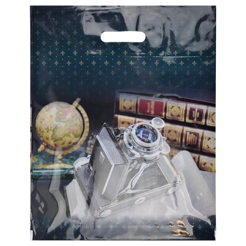 Пакет прорубная ручка Россия 38*47 см 60 мкм ПВД Фокус 1 шт/уп 500 шт/кор