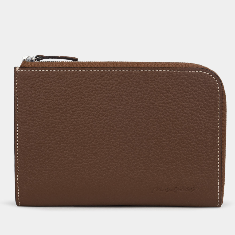 Кошелек Pont Aven из кожи теленка коричневого цвета