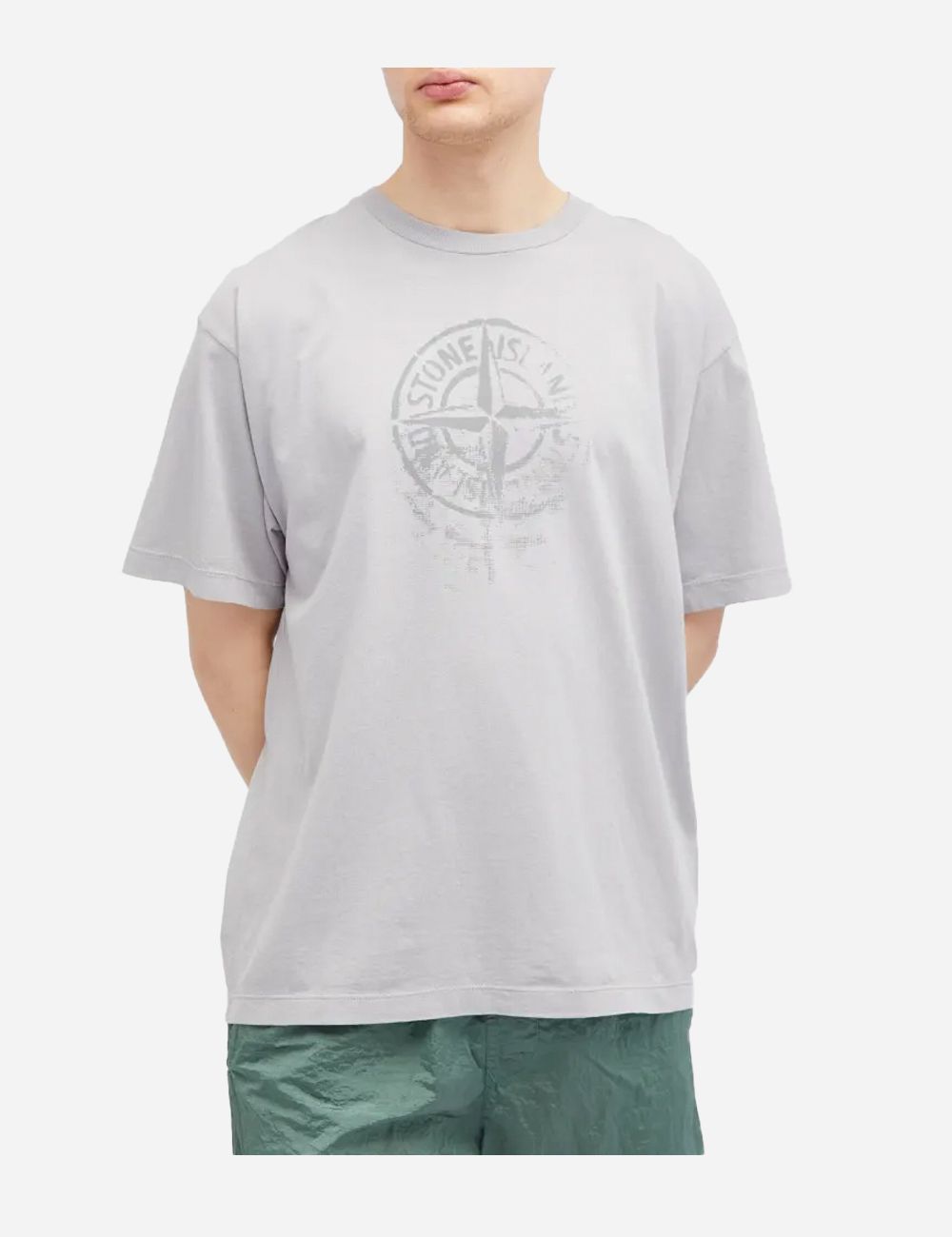 Stone Island Reflective One Badge Print