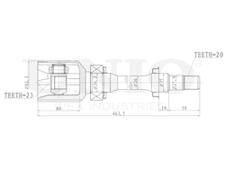 ШРУС внутренний правый UNIO CVJ-30181