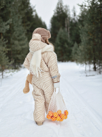 Комбинезон мембранный Mjölk Зебра, утеплитель 200гр/м2, уценка