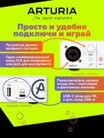 Внешняя звуковая карта Arturia MiniFuse 1 черная