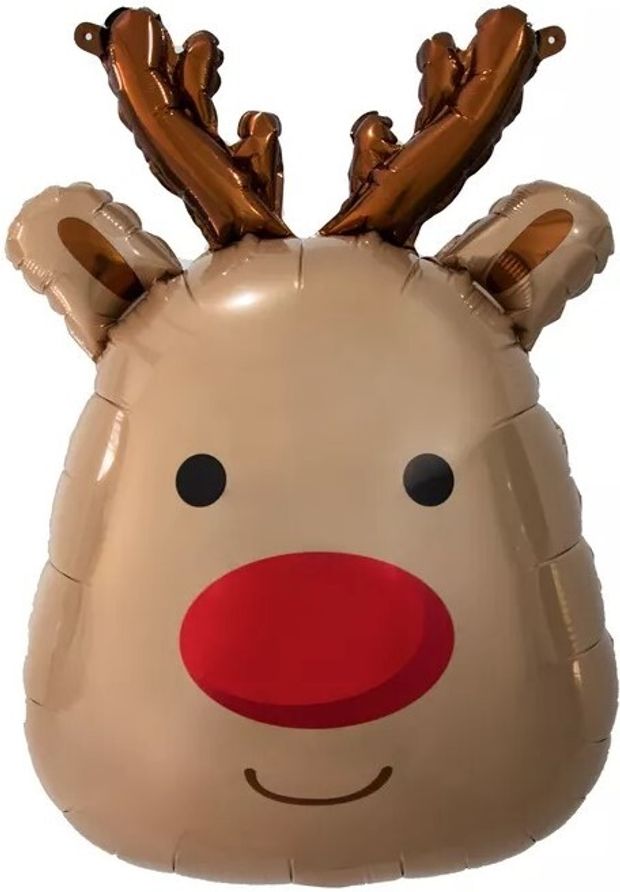 Шар-фигура, фольга, "Олень голова" (Falali), 31"/79 см (БГ-24)