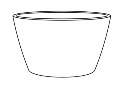 Кашпо, коллекция Classic, форма BOWL