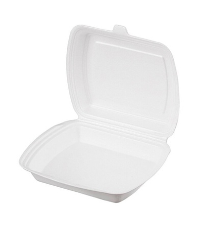 Маленький ланч-бокс LBS (белый) 195*150*70мм. Количество в 1 уп. 100 шт