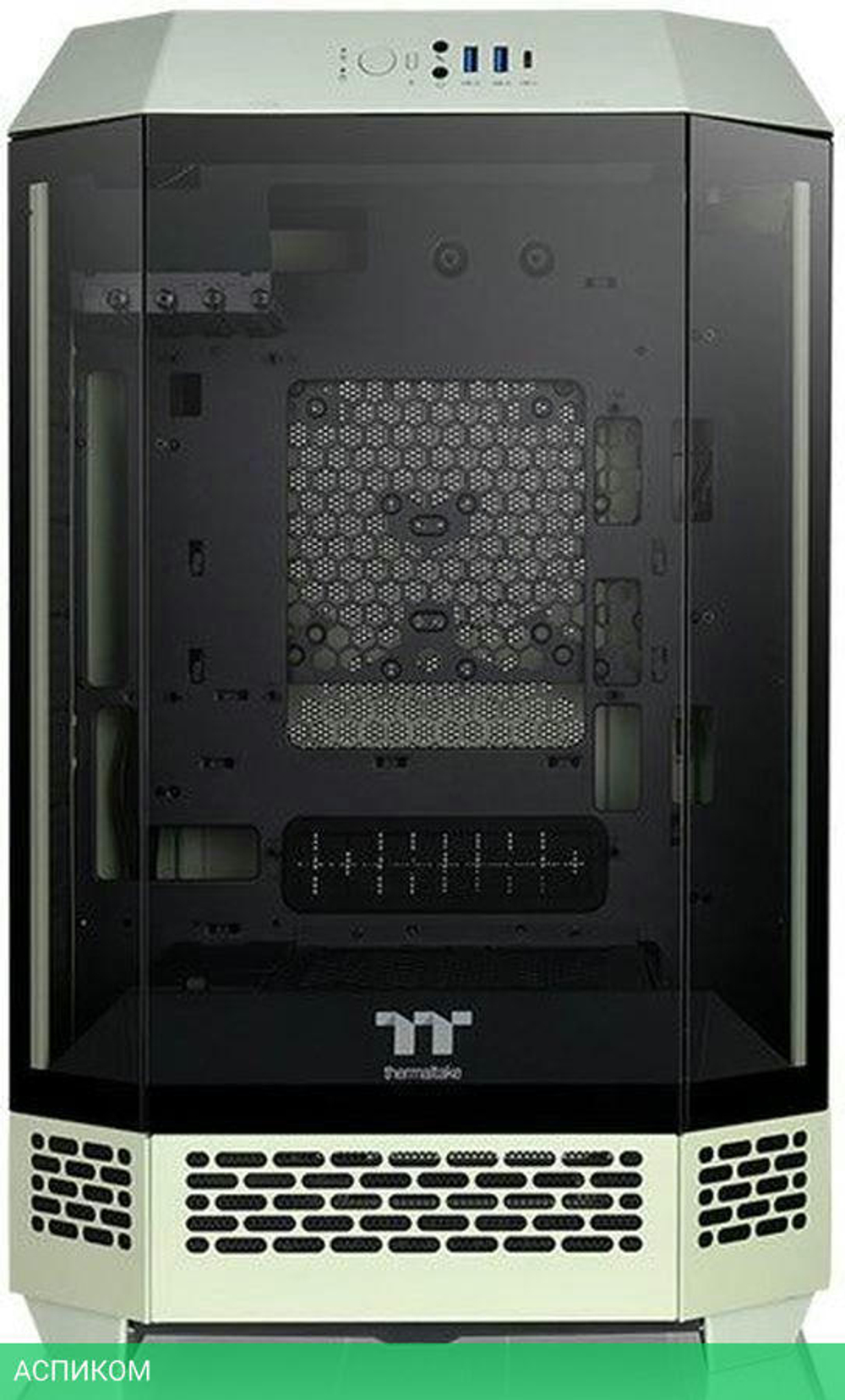 Корпус Thermaltake The Tower 300 Matcha Green без БП зеленый (CA-1Y4-00SEWN-00)