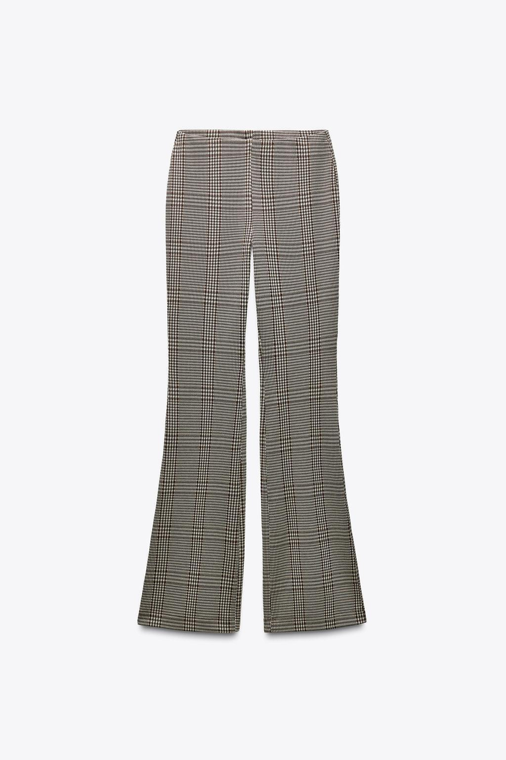 Брюки flared из интерлока