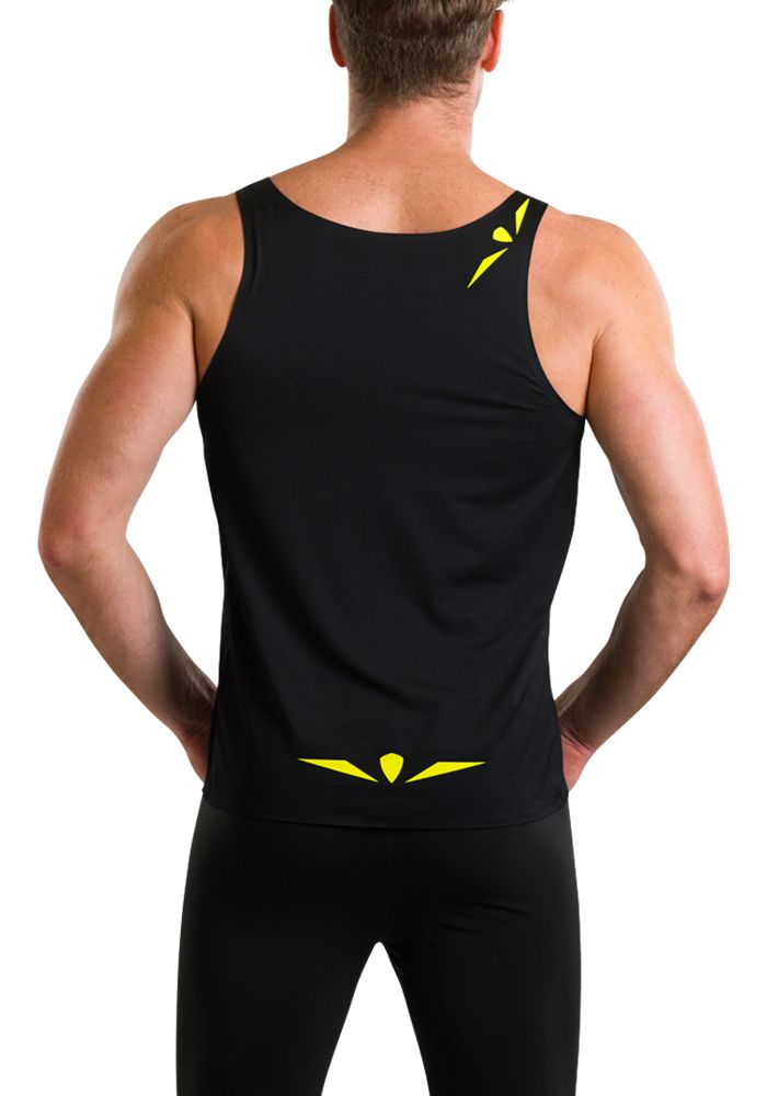 МАЙКА МУЖСКАЯ TOP TANK | BLACK YELLOW