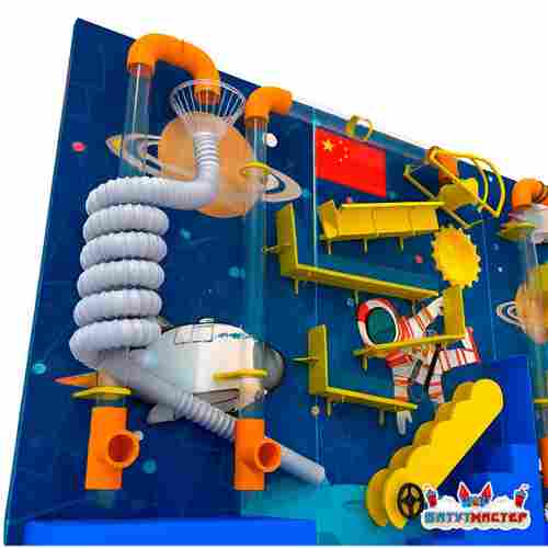 Интерактивный комплекс стена «Межпланетный маршрут», 7×4,5×1,8 м