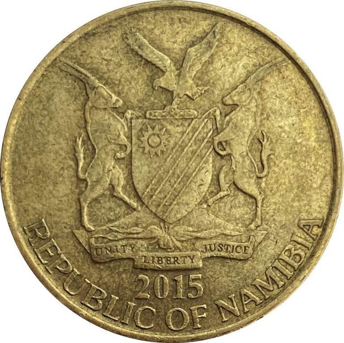 5 долларов 2015 Намибия XF