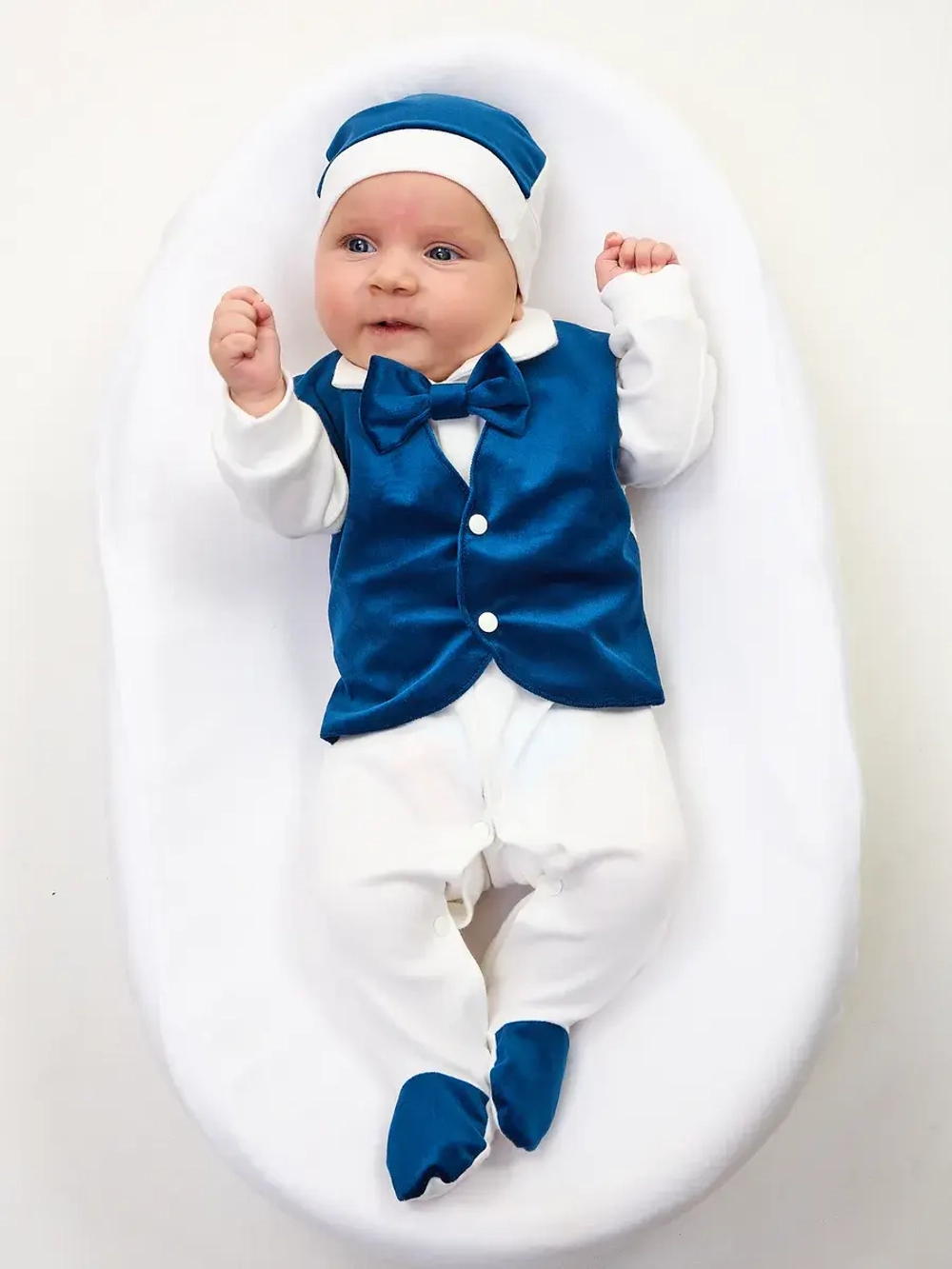 Конверт на выписку новорождённому зимний