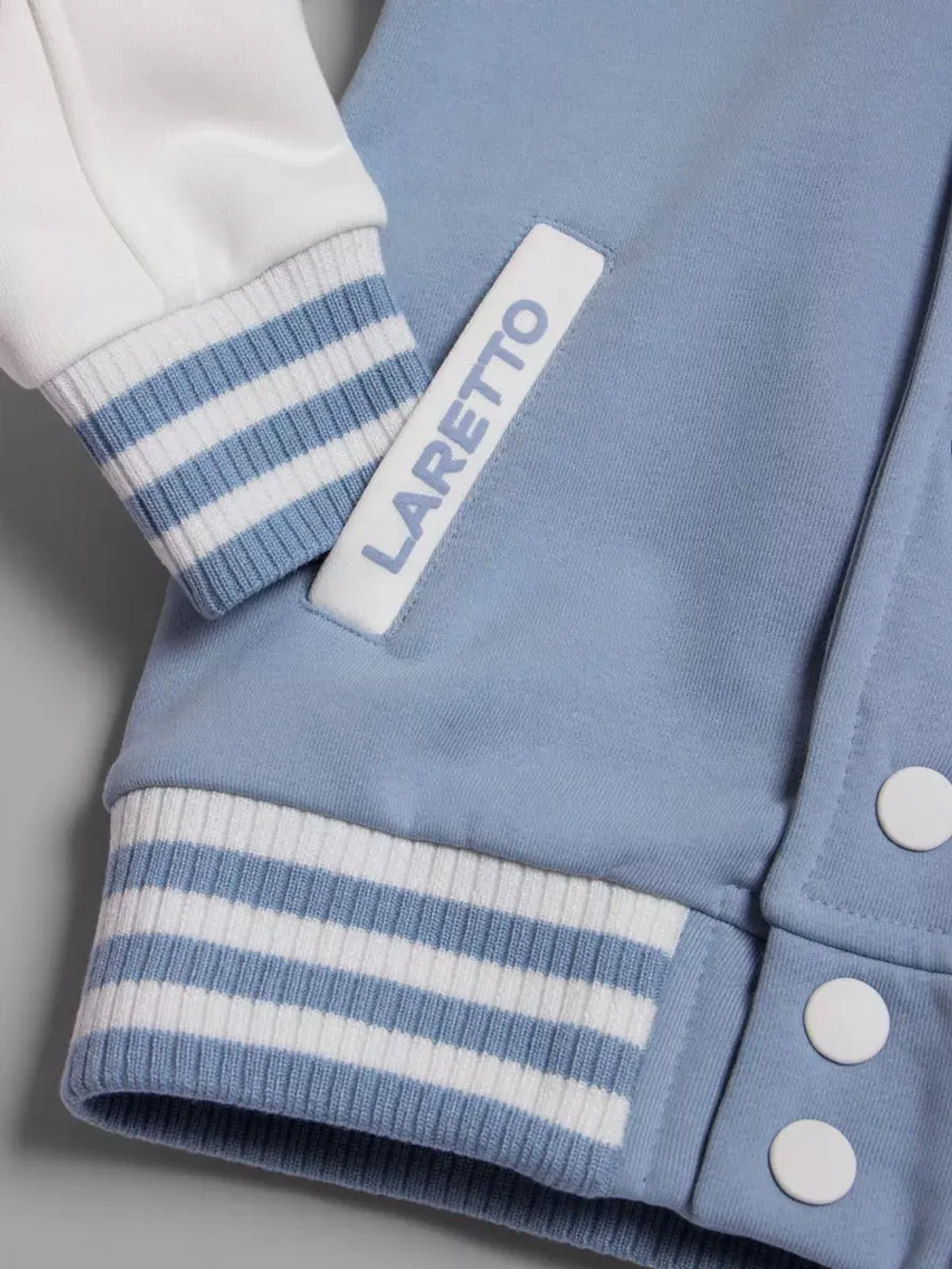 Голубой бомбер детский для школы и сада