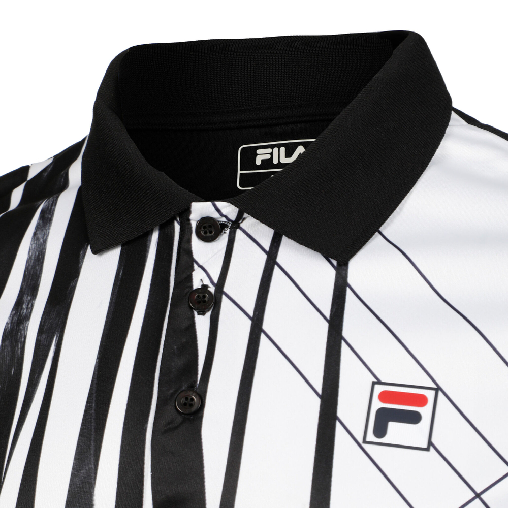 Мужское теннисное поло Fila Emil Men - Black