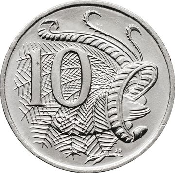 10 центов 2025 Австралия