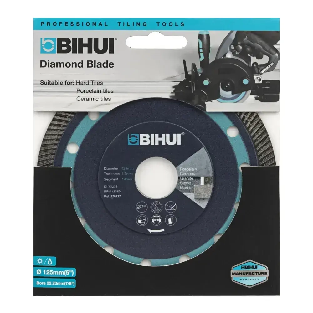 Диск алмазный BIHUI SUPER THIN TURBO, 115мм, DCBN115