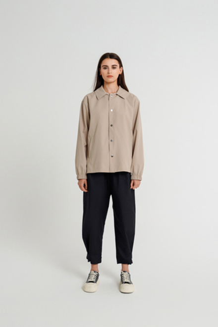 Куртка ОВЕРШОРТ бежевая