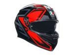 AGV K-3 E2206 COMPOUND BLACK/RED