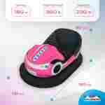 Аттракционная бамперная машинка «Комета» с дистанционным управлением и музыкой