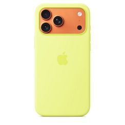 Чехол Apple Silicone Case для iPhone 17 Pro Max с MagSafe (MGFM4) Neon Yellow