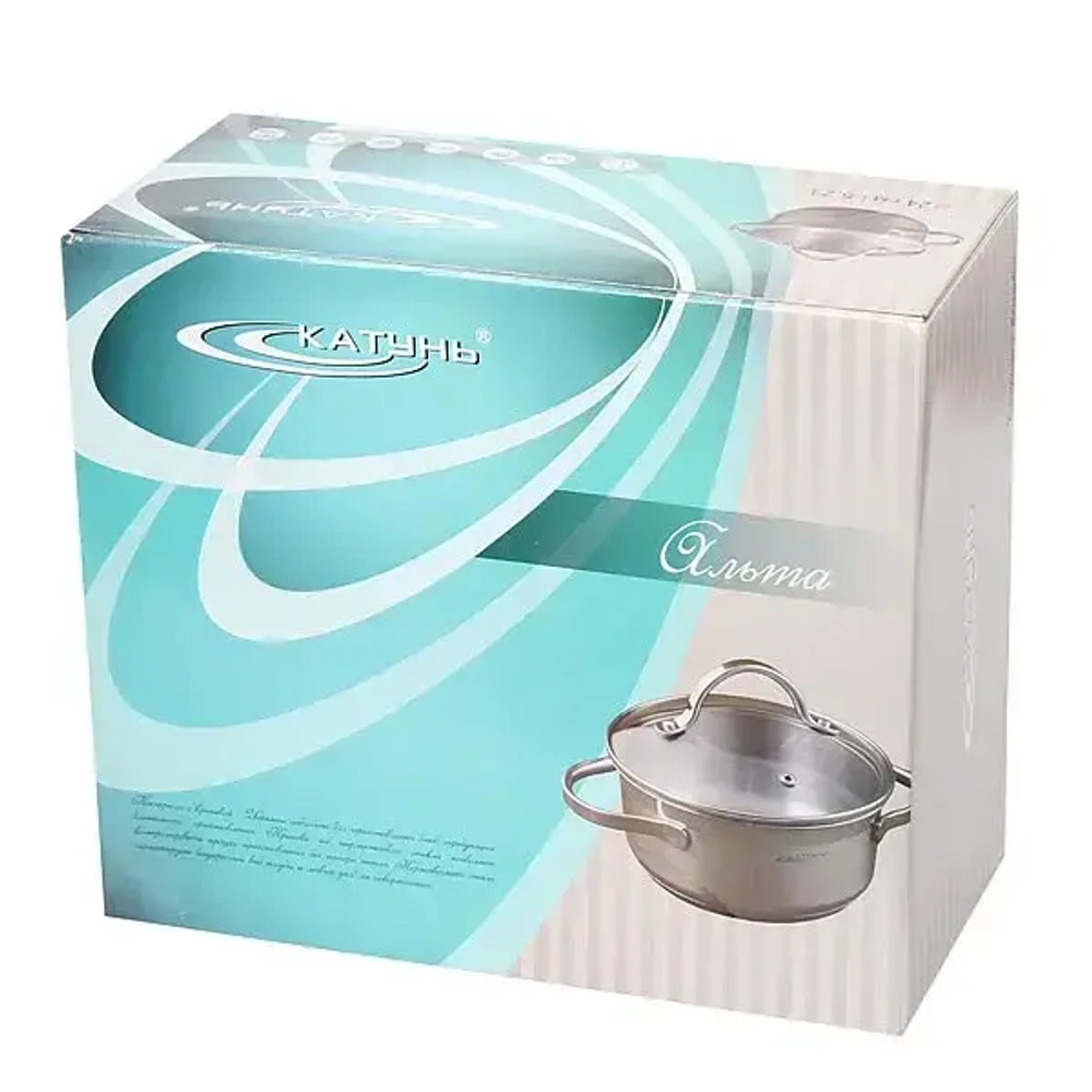 Кастрюля из нержавеющей стали 4,2л «Альта» Катунь