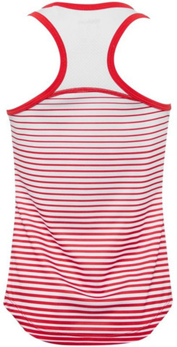 Футболка для девочки теннисная Wilson G Team Striped Tank - красный