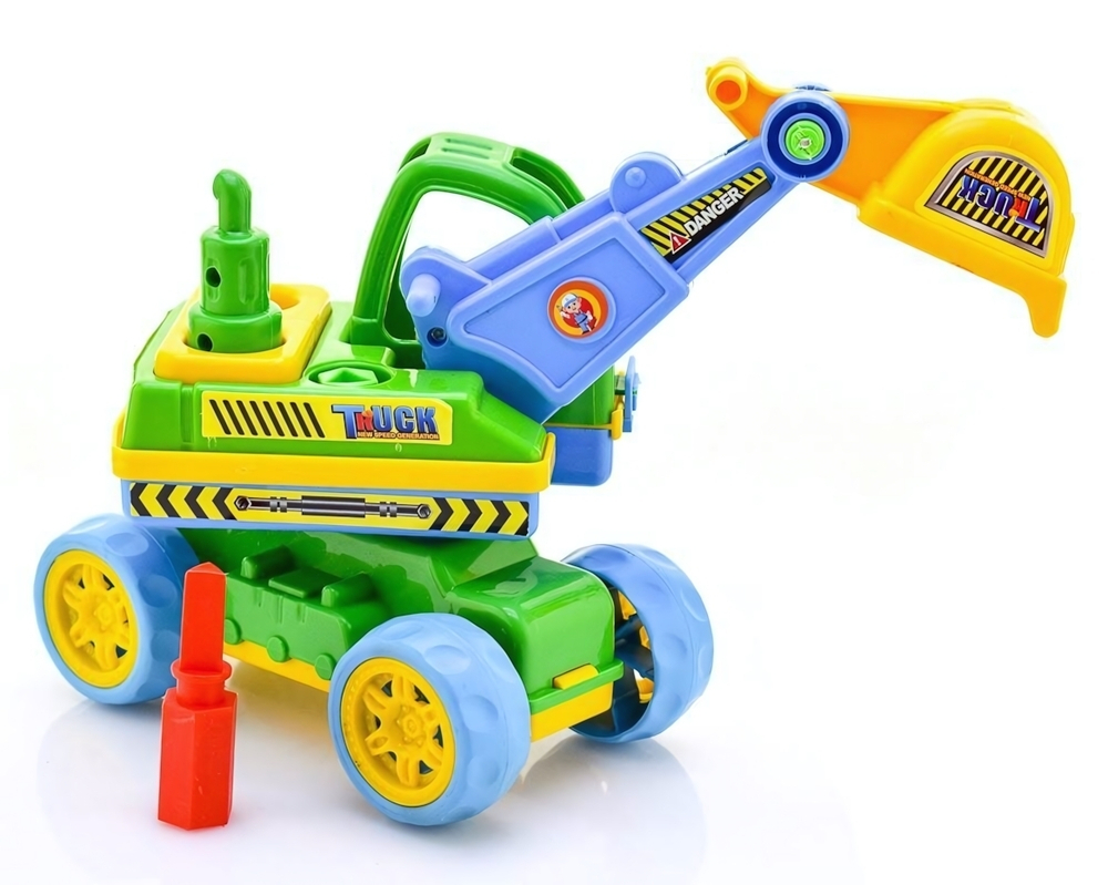 Экскаватор игрушечный с болтами BTG-074 (15x9x18см)