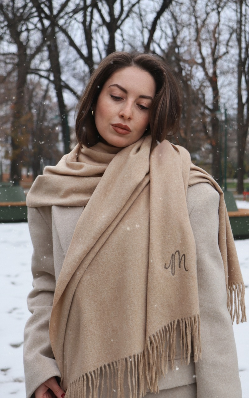 Шарф из кашемира Мактуб