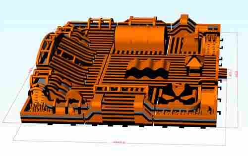 Коммерческий надувной парк «Техноленд», 33*31.5*8 м