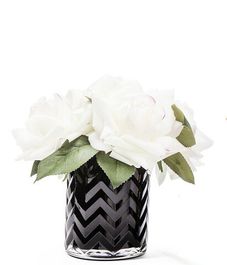 Букет бледно-розовых роз в вазе "ёлочка", Cote Noire