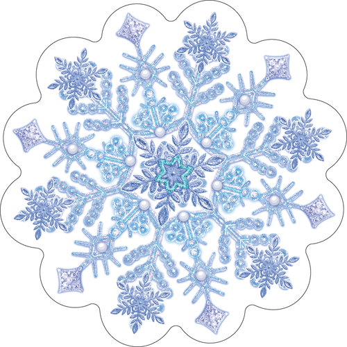 Украшение на скотче 88.426 Украшение на скотче "Снежинка" 46070