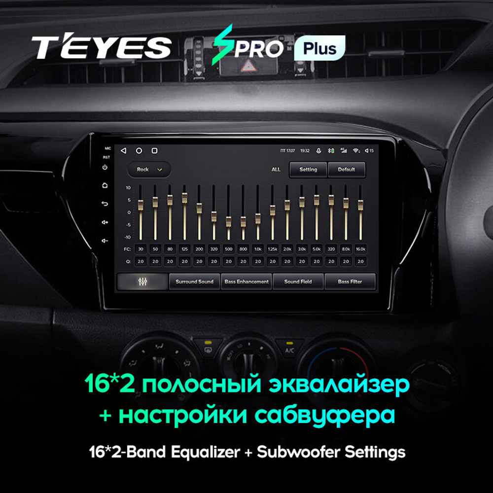 Teyes SPRO Plus 10" для Toyota Hilux 2015-2020 (прав)